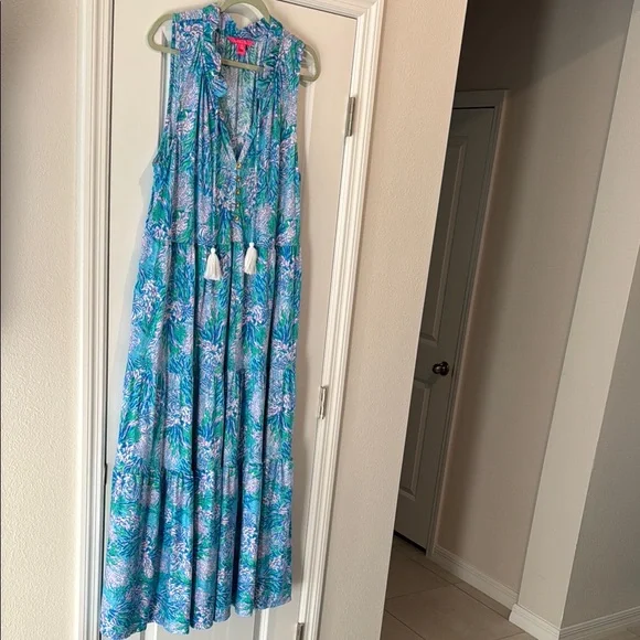 chinese dress ladies Lilly Pulitzer Parigi Maxi Dress Resort White Bungalow Blossom Lace XXS at  Amazon Women's Clothing store